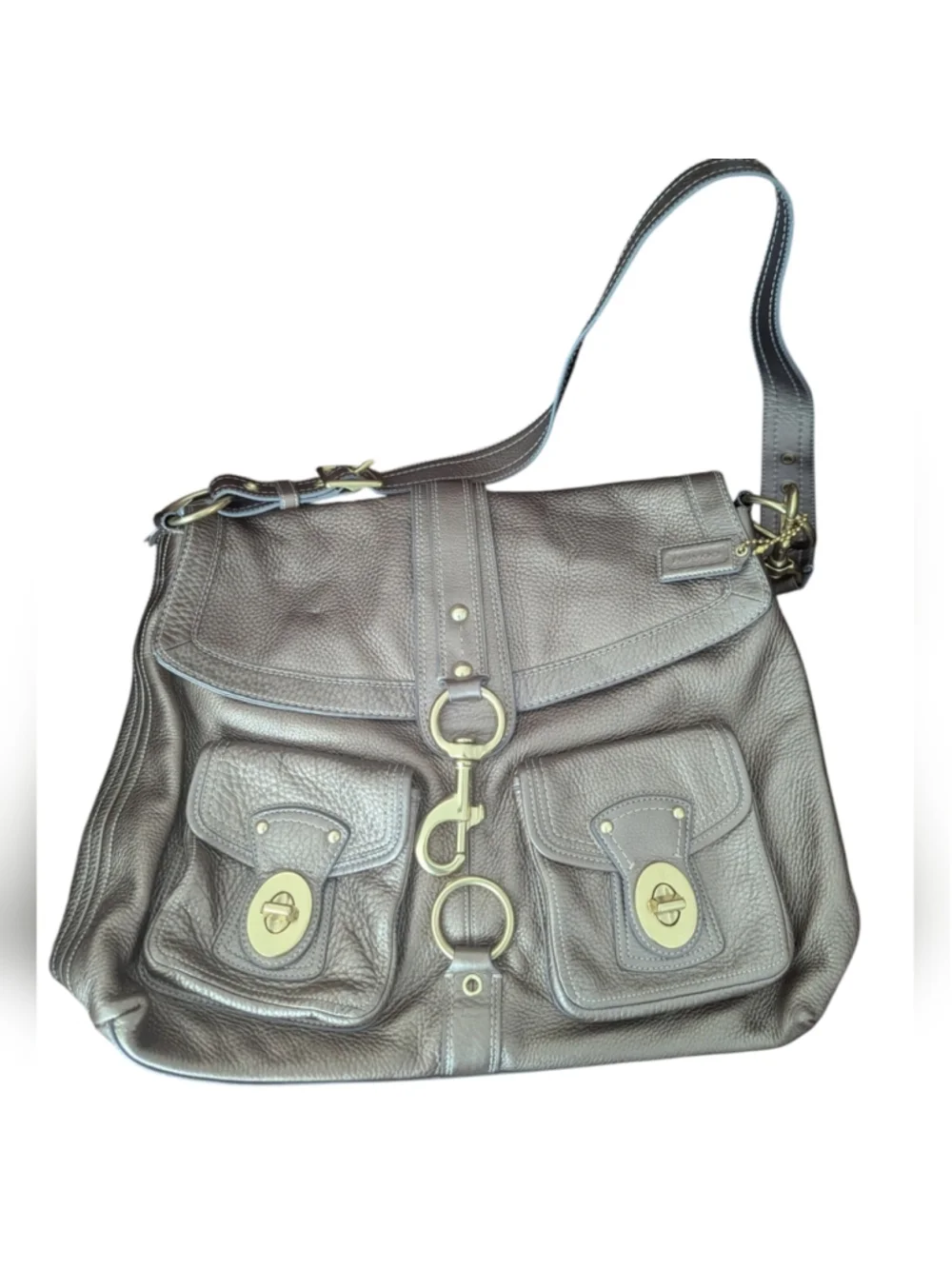 Coach G0982-F14043 Brooklyn EXTRA LARGE Shoulder Bag Messenger Satchel